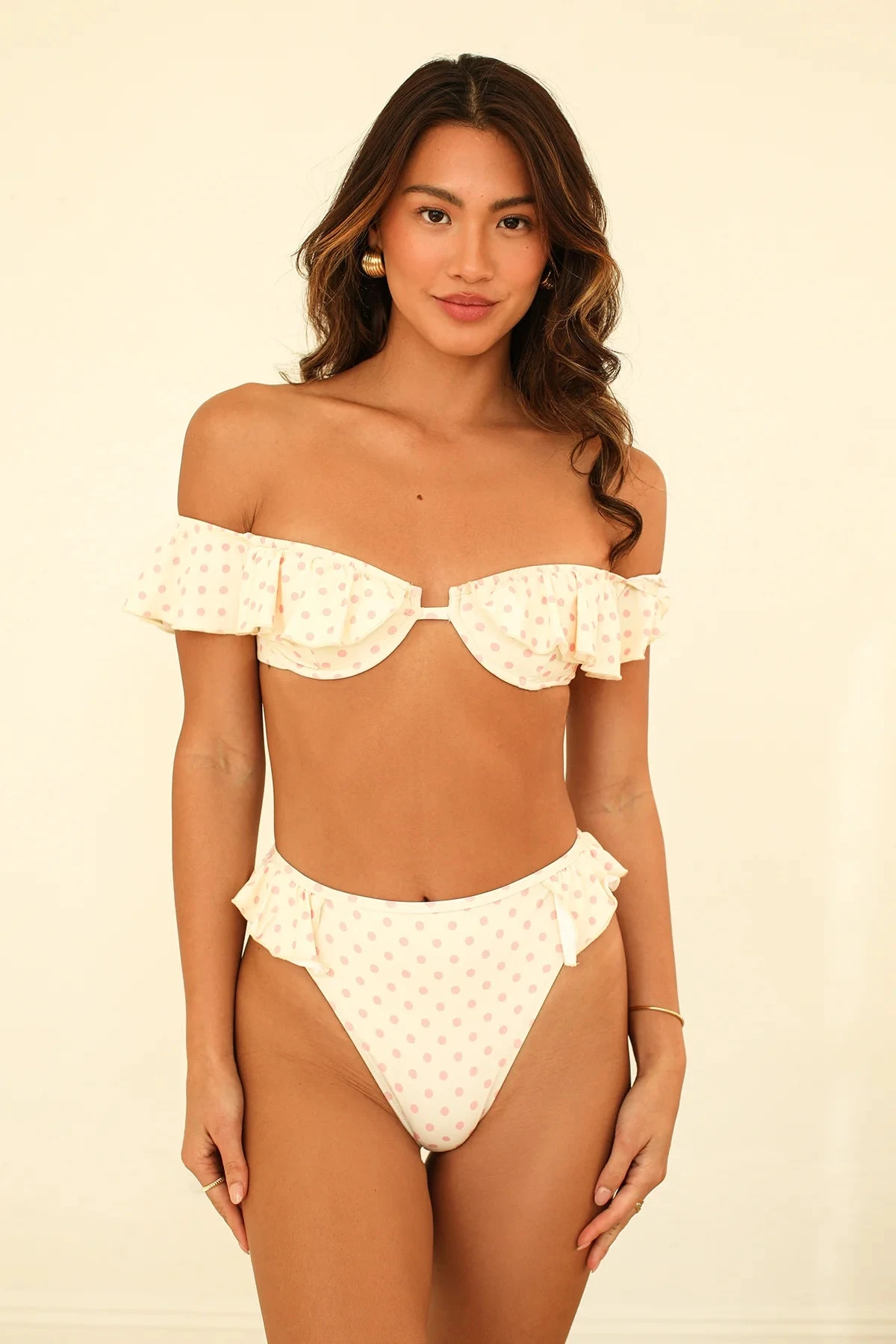 Poppi High Waisted Cheeky Bikini Bottom - Image 3