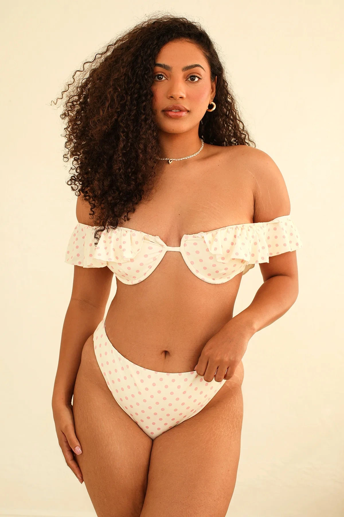 Kate Off-Shoulder Underwire Bikini Top - Image 3